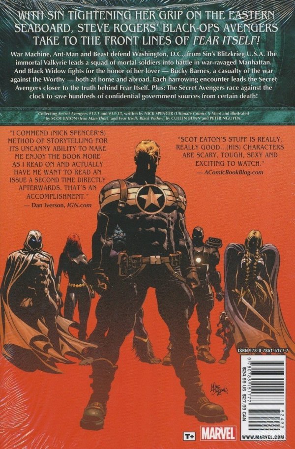FEAR ITSELF SECRET AVENGERS HC [9780785151777] **OFERTA SPECJALNA**