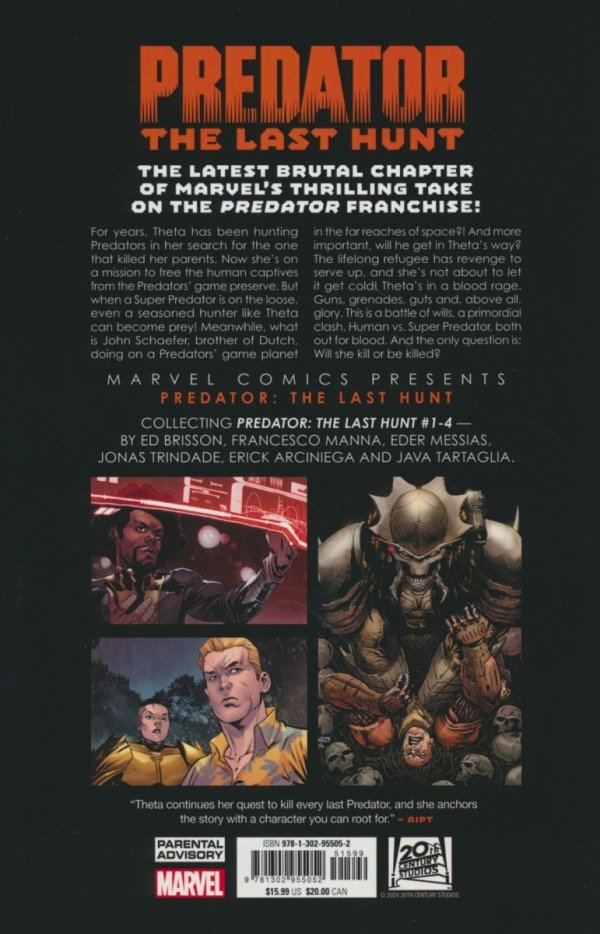 PREDATOR THE LAST HUNT TP [9781302955052] **OFERTA SPECJALNA**