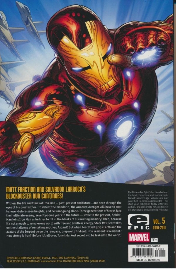 IRON MAN MODERN ERA EPIC COLLECTION THE NEW IRON AGE TP [9781302964092]