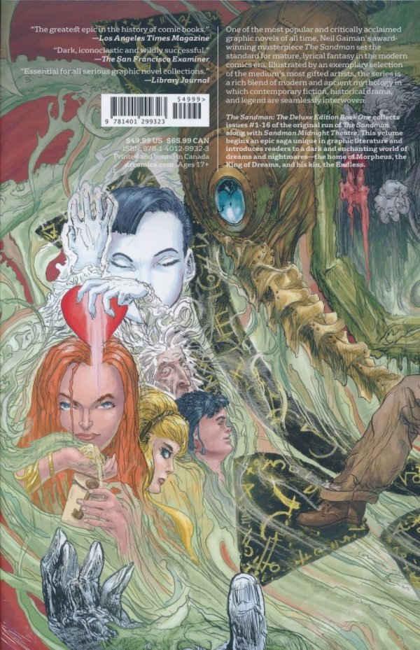 SANDMAN THE DELUXE EDITION VOL 01 HC [9781401299323] **promocja TOMY**