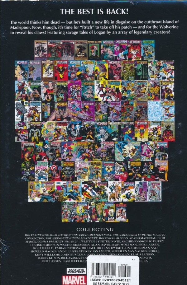 WOLVERINE OMNIBUS VOL 02 HC [VARIANT] [9781302945121] **OFERTA SPECJALNA**