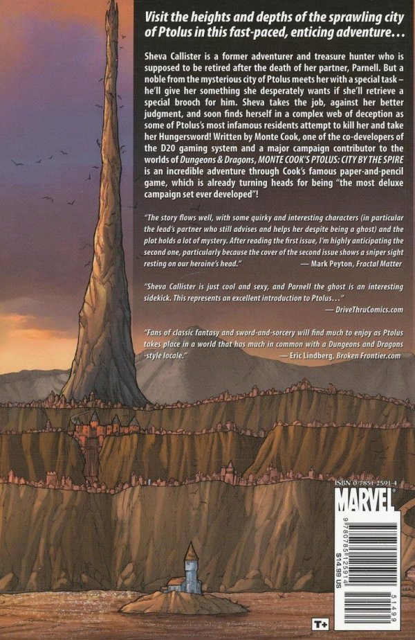 MONTE COOKS PTOLUS CITY BY THE SPIRE TP [9780785125914] **OFERTA SPECJALNA**