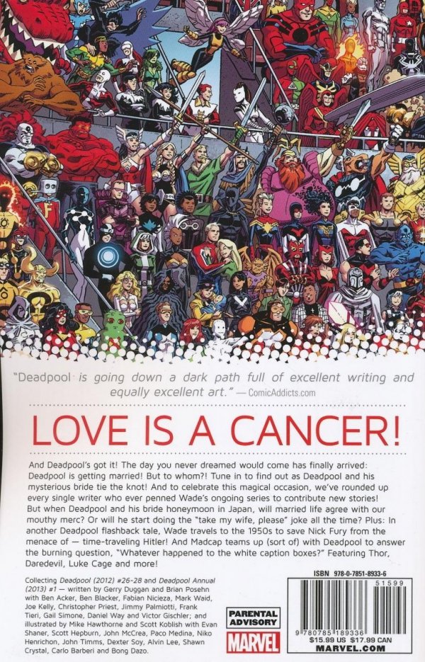 DEADPOOL VOL 05 THE WEDDING OF DEADPOOL TP [9780785189336]