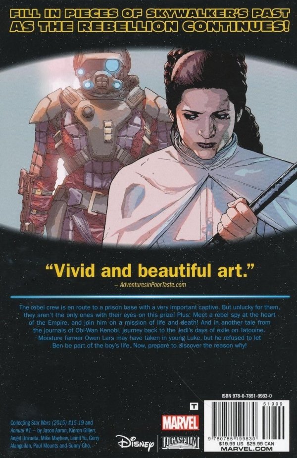 STAR WARS VOL 03 REBEL JAIL TP [9780785199830] **promocja TOMY**