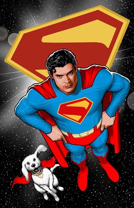 BATMAN SUPERMAN WORLDS FINEST #41 CVR D KEVIN MAGUIRE SUPERMAN MOVIE CARD STOCK VAR [76194137521204151]