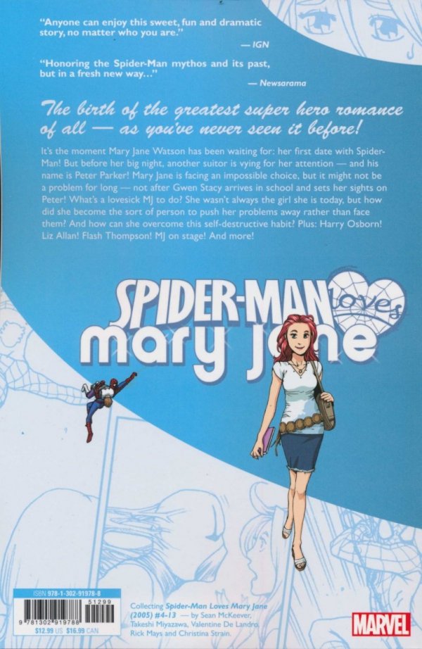 SPIDER-MAN LOVES MARY JANE THE UNEXPECTED THING TP [9781302919788]