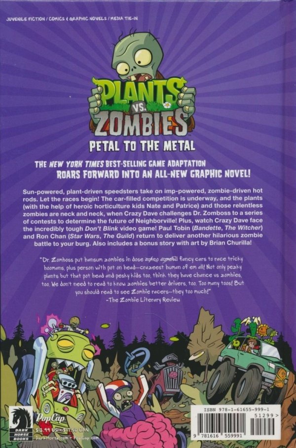 PLANTS VS ZOMBIES PETAL TO THE METAL HC [9781616559991]
