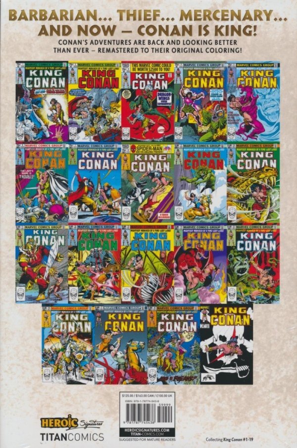 KING CONAN THE ORIGINAL COMICS OMNIBUS VOL 01 HC [STANDARD] [9781787745438]