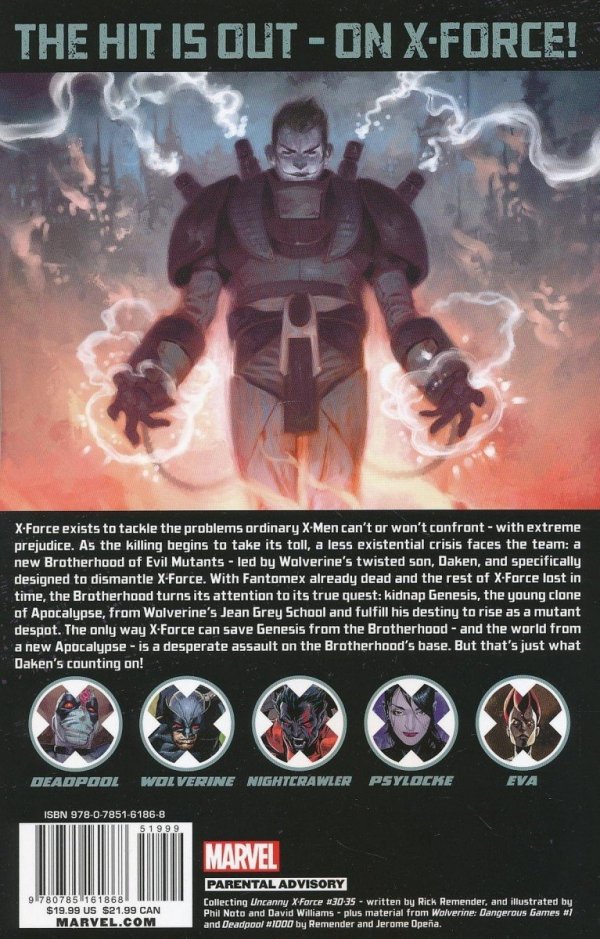 UNCANNY X-FORCE VOL 07 FINAL EXECUTION PART 2 TP [9780785161868] **promocja TOMY**
