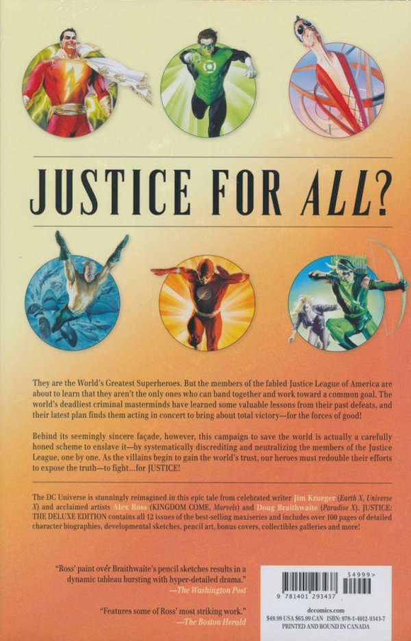 JUSTICE THE DELUXE EDITION HC [9781401293437] **promocja TOMY**
