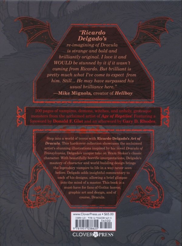 ART OF DRACULA OF TRANSYLVANIA HC [9781951038625]