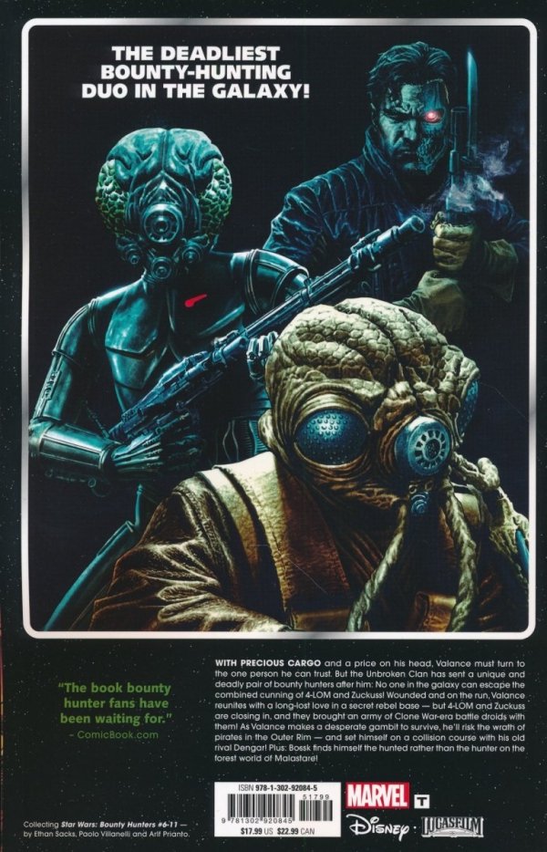 STAR WARS BOUNTY HUNTERS VOL 02 TARGET VALANCE TP [9781302920845]