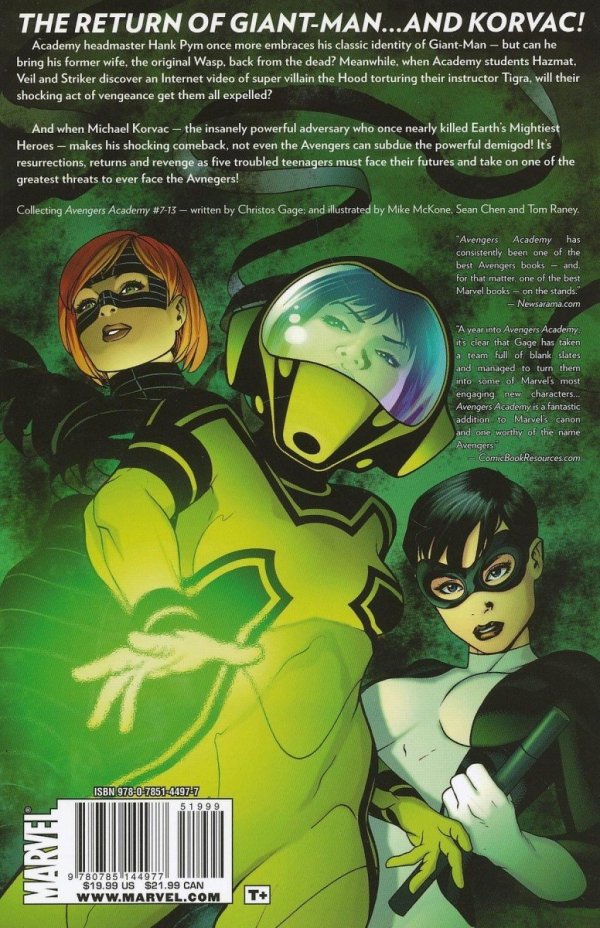 AVENGERS ACADEMY VOL 02 WILL WE USE THIS IN THE REAL WORLD TP [9780785144977] **OFERTA SPECJALNA**