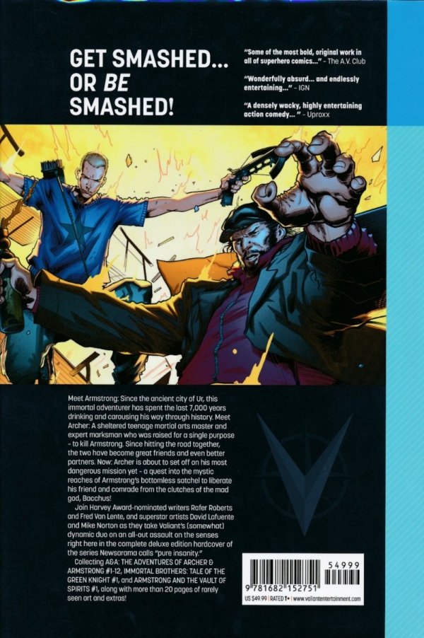 A AND A THE ADVENTURES OF ARCHER AND ARMSTRONG DELUXE EDITION HC [9781682152751]