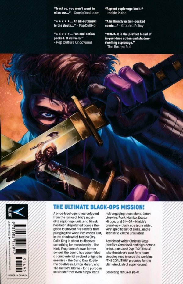 NINJA-K VOL 02 THE COALITION TP [9781682152812] **OFERTA SPECJALNA**