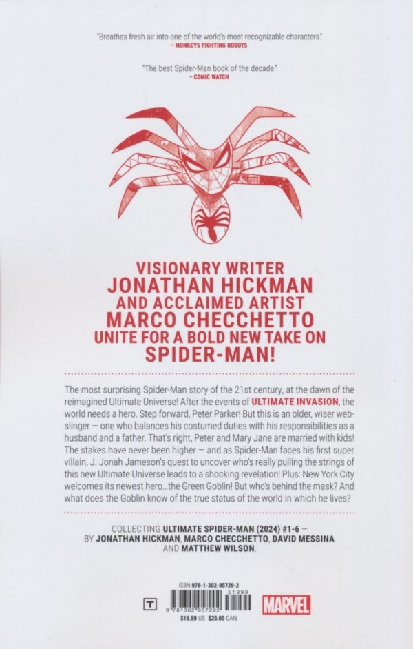 ULTIMATE SPIDER-MAN VOL 01 MARRIED WITH CHILDREN TP [9781302957292]