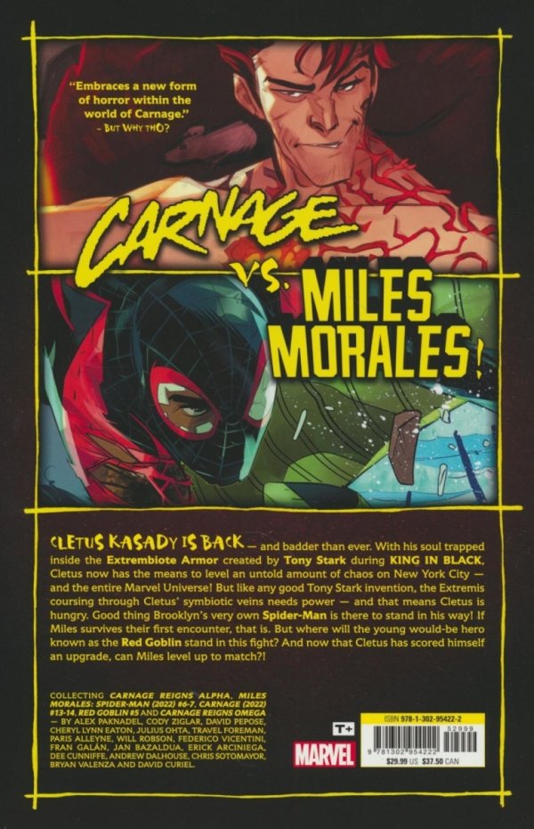 CARNAGE REIGNS TP [9781302954222]