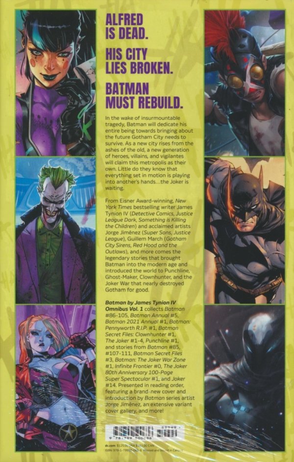 BATMAN BY JAMES TYNION IV OMNIBUS VOL 01 HC [9781799500636] **OFERTA SPECJALNA**