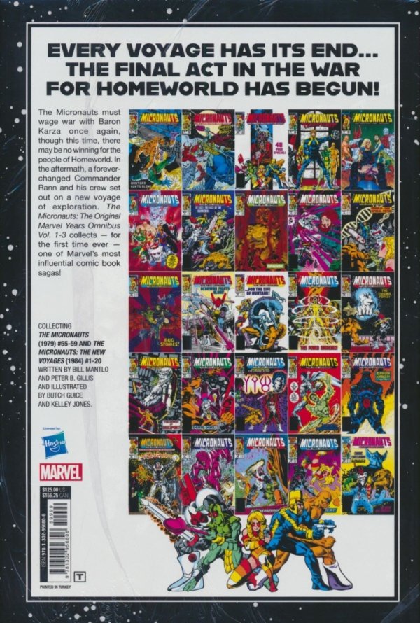 MICRONAUTS THE ORIGINAL MARVEL YEARS OMNIBUS VOL 03 HC [VARIANT] [9781302956806]