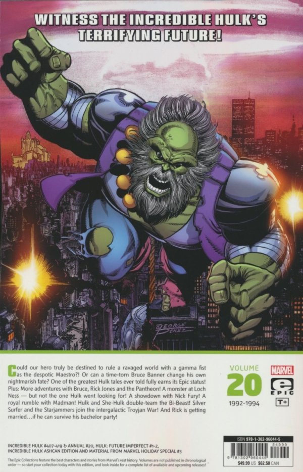 INCREDIBLE HULK EPIC COLLECTION FUTURE IMPERFECT TP [9781302960445] **promocja TOMY**