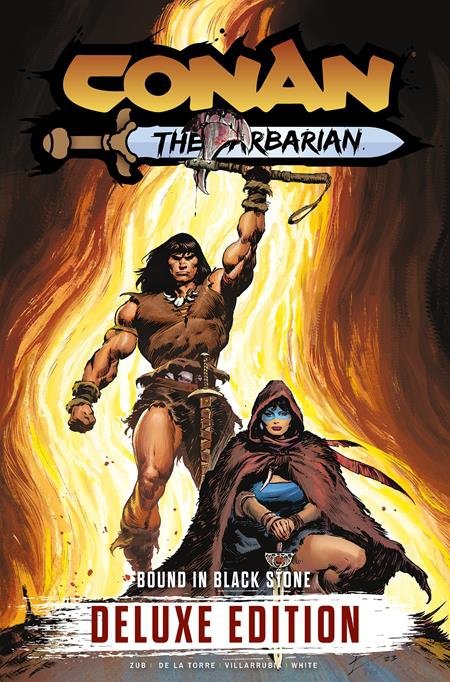 CONAN THE BARBARIAN BOUND IN BLACK STONE DELUXE EDITION VOL 01 HC [STANDARD] [9781787748378]