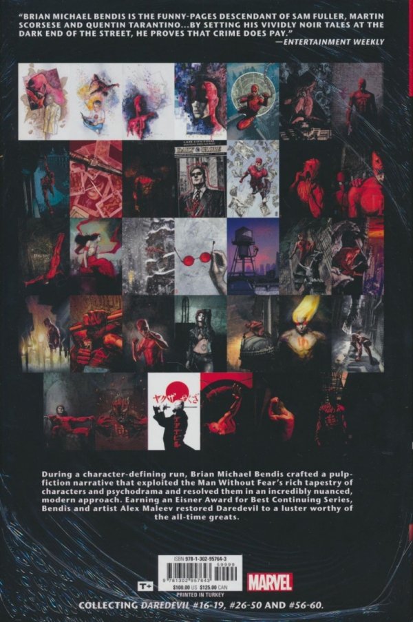 DAREDEVIL BY BRIAN MICHAEL BENDIS AND ALEX MALEEV OMNIBUS VOL 01 HC [VARIANT] [9781302957643]
