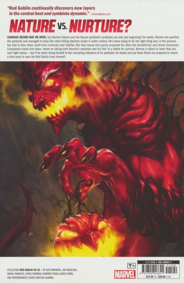 RED GOBLIN VOL 02 NATURE NURTURE TP [9781302948641]