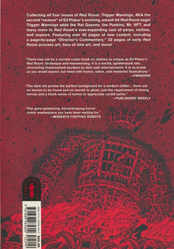 RED ROOM TRIGGER WARNINGS TP [9781683965602] **promocja TOMY**