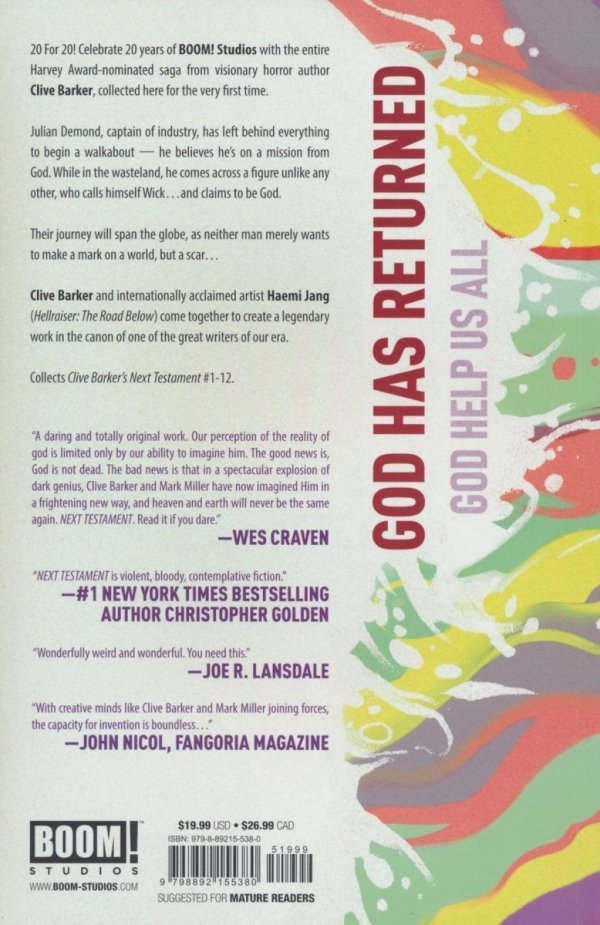 CLIVE BARKERS NEXT TESTAMENT COMPLETE COLLECTION TP [9798892155380]