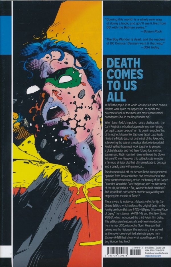 BATMAN A DEATH IN THE FAMILY THE DELUXE EDITION HC [9781779509178] **promocja TOMY**