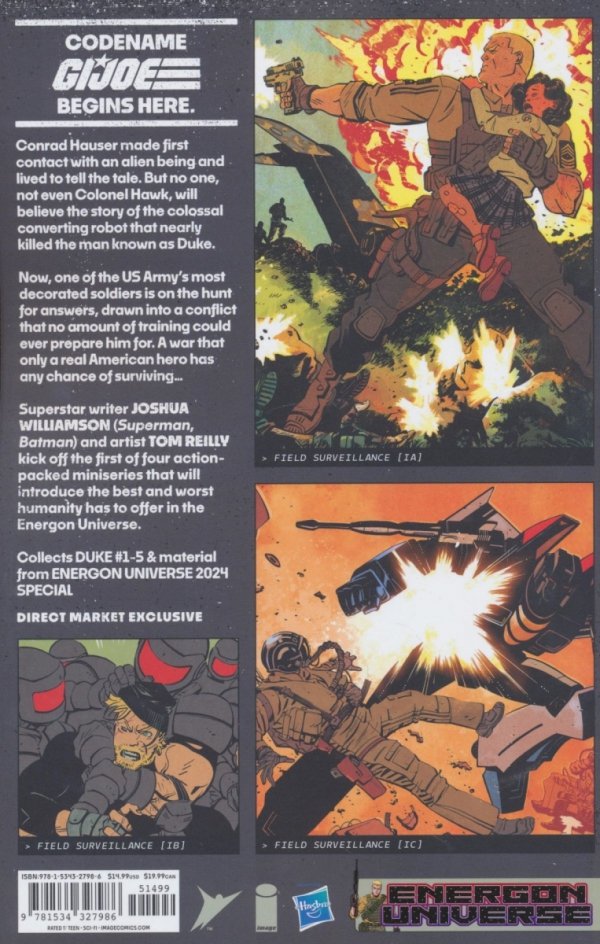 DUKE VOL 01 KNOWING IS HALF THE BATTLE TP [VARIANT] [9781534327986]