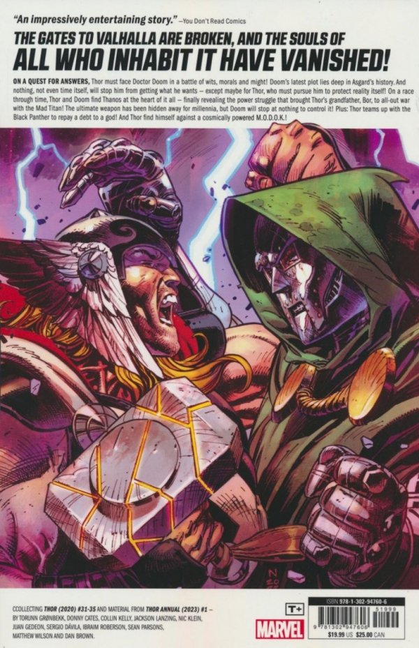 THOR VOL 06 BLOOD OF THE FATHERS TP [9781302947606] **promocja TOMY**