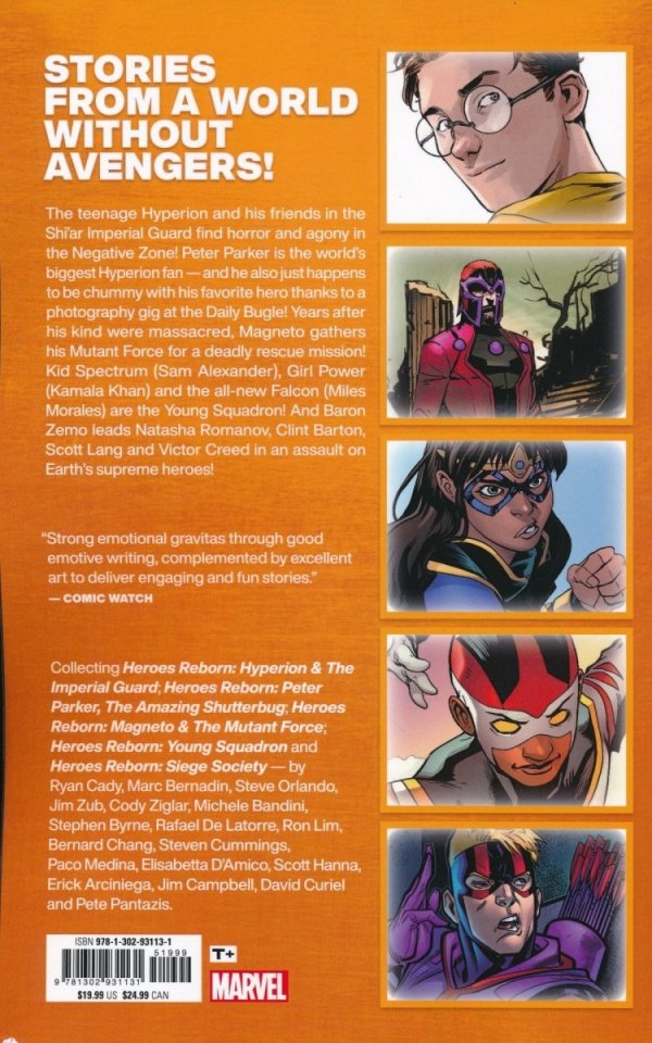 HEROES REBORN AMERICAS MIGHTIEST HEROES COMPANION VOL 01 TP [9781302931131] **promocja TOMY**