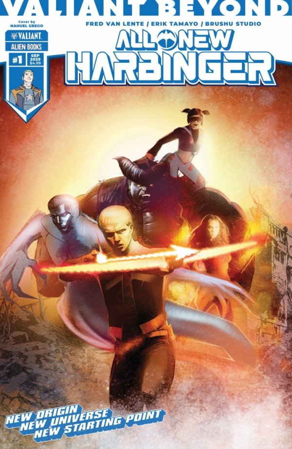 VALIANT BEYOND ALL-NEW HARBINGER #1 VARIANT C CALERO CONNECTING VARIANT [73238818204600131]