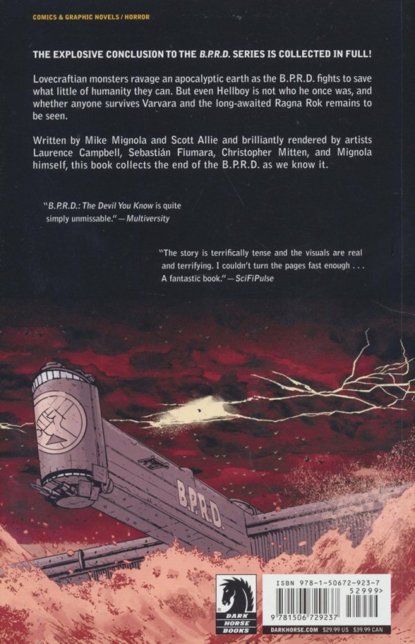 BPRD THE DEVIL YOU KNOW TP [9781506729237]