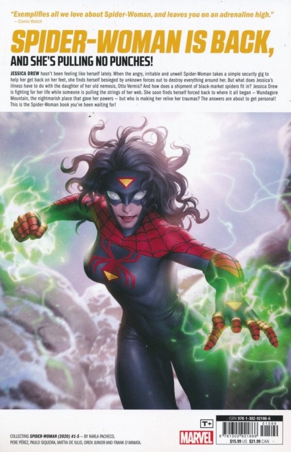 SPIDER-WOMAN VOL 01 BAD BLOOD TP [9781302921866]