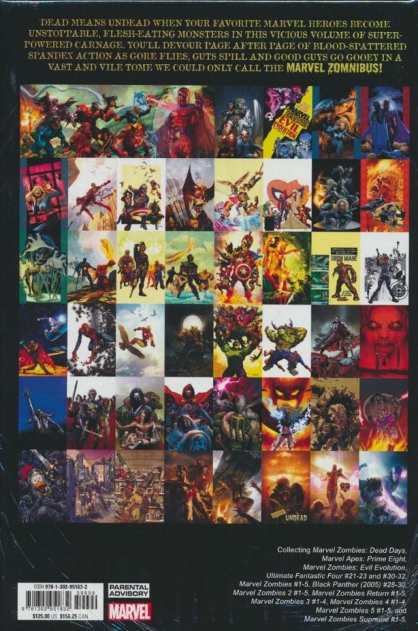 MARVEL ZOMBIES ZOMNIBUS HC [STANDARD] [9781302951832] **OFERTA SPECJALNA**