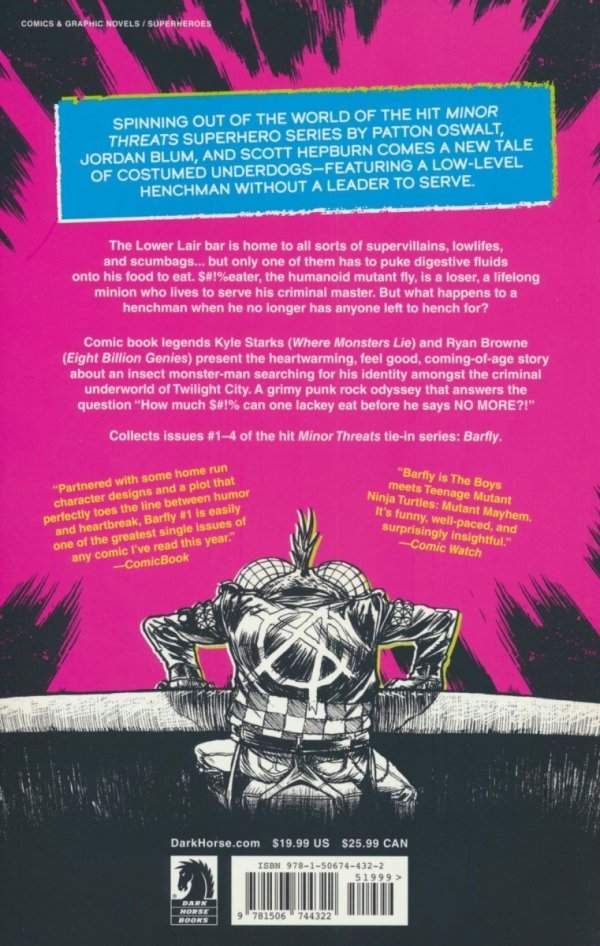 FROM WORLD OF MINOR THREATS BARFLY TP [9781506744322]