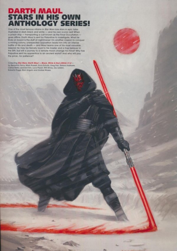 STAR WARS DARTH MAUL BLACK WHITE AND RED TREASURY EDITION TP [9781302954932]