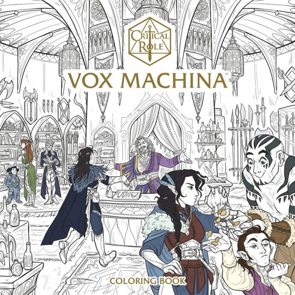 CRITICAL ROLE VOX MACHINA COLORING BOOK TP [9781506734248] **promocja STOCK SALE**