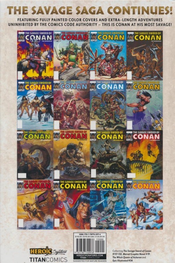 SAVAGE SWORD OF CONAN THE ORIGINAL COMICS OMNIBUS VOL 09 HC [STANDARD] [9781787740976] **promocja TOMY**
