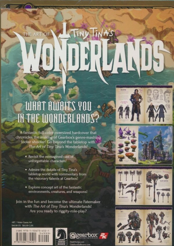 ART OF TINY TINAS WONDERLANDS HC [9781506734521]