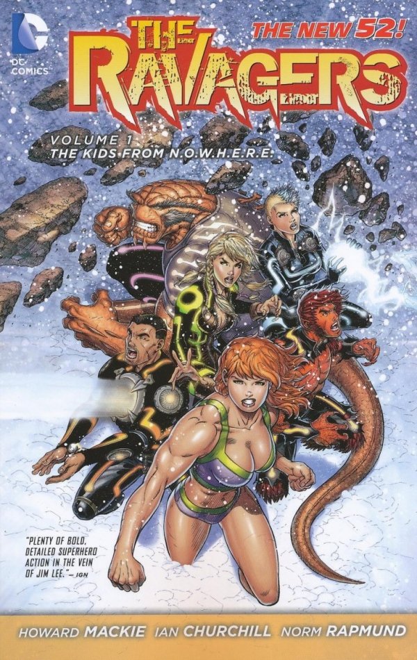 RAVAGERS VOL 01 THE KIDS FROM NOWHERE TP [9781401240912]
