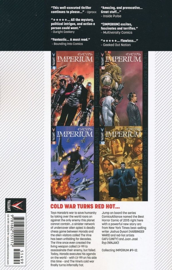 IMPERIUM VOL 03 THE VINE IMPERATIVE TP [9781682151112]