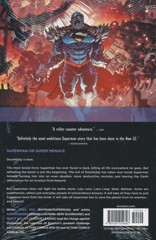 SUPERMAN ACTION COMICS VOL 06 SUPERDOOM HC [9781401254896] **promocja TOMY**