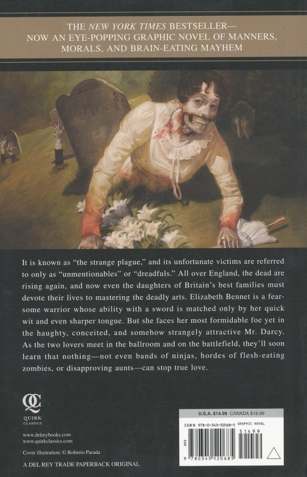 PRIDE AND PREJUDICE AND ZOMBIES THE GRAPHIC NOVEL TP [9780345520685] **promocja TOMY**