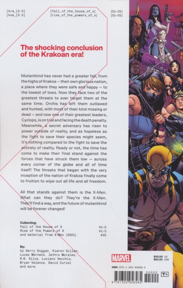 FALL OF THE HOUSE OF X RISE OF THE POWERS OF X TP [9781302956585]