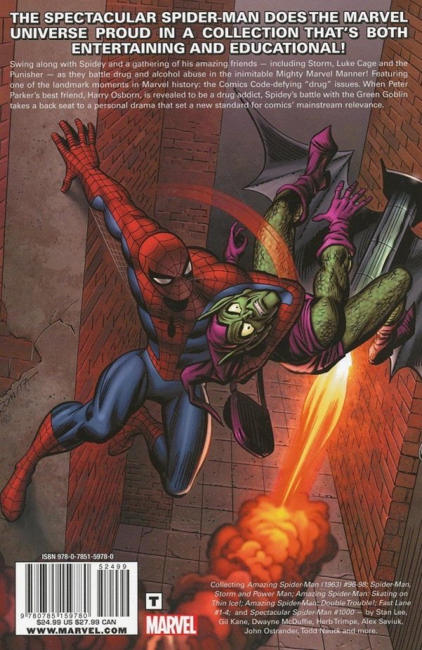 SPIDER-MAN FIGHTS SUBSTANCE ABUSE TP [9780785159780] **promocja TOMY**