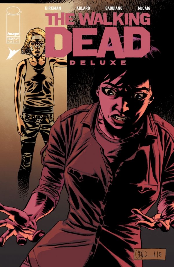 WALKING DEAD DELUXE #140 CVR B CHARLIE ADLARD AND DAVE MCCAIG VAR [70985303037914021]
