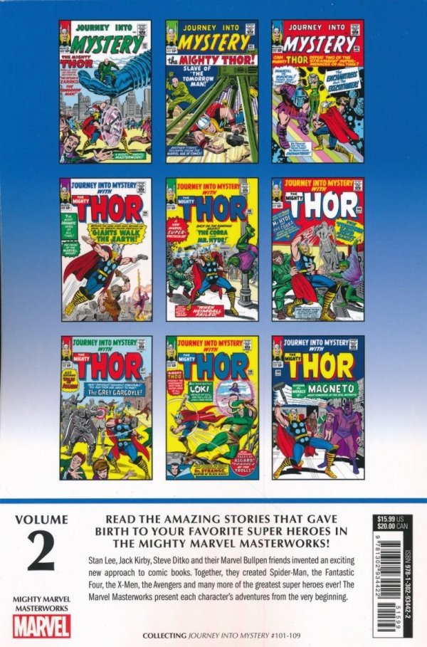 MIGHTY MARVEL MASTERWORKS THE MIGHTY THOR THE INVASION OF ASGARD TP [STANDARD] [9781302934422]